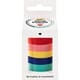 Folia Satinbånd Sett - Rainbow, 10mm x 4m. 5 farger