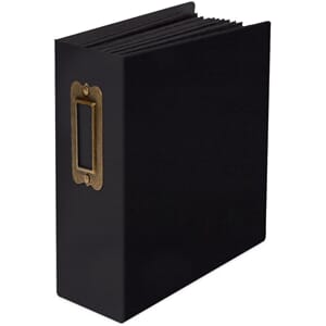 Graphic 45: Black Staples ATC Tag & Pocket Album, 4x5 inch