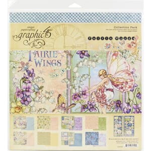 Graphic 45: Fairie Wings Paper Pad, 12x12, 17/Pkg