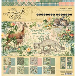 Graphic 45: Woodland Friends Collection Pack, 12x12 inch