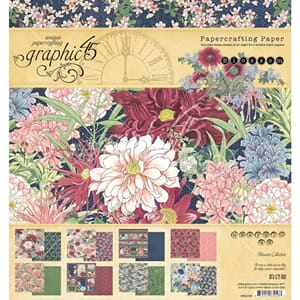 Graphic 45: Blossom Paper Pad, 8x8 inch, 24/Pkg