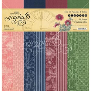 Graphic 45: Blossom Paper Pad, 12x12, 16/Pkg