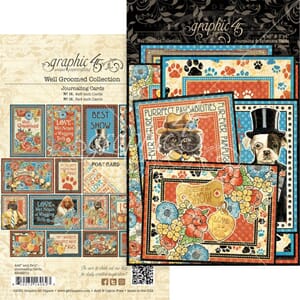 Graphic 45: Well Groomed Ephemera & Journaling Card, 32/Pkg