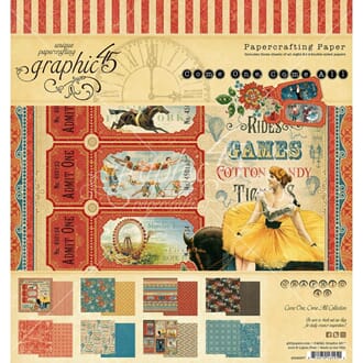 Graphic 45: Come One, Come All! Paper Pad, 8x8 inch, 24/Pkg
