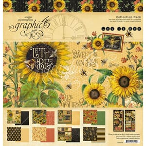 Graphic 45: Let It Bee Collection Pack, 12x12, 17/Pkg