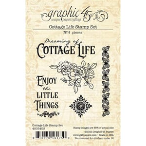 Graphic 45: Cottage Life Stamp Set