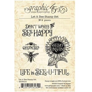 Graphic 45: Let It Bee Stamp Set