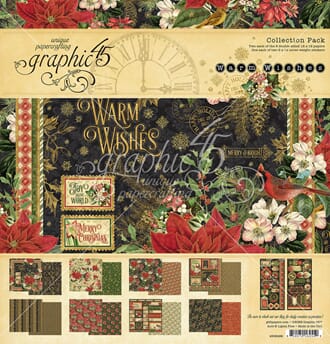 Graphic 45: Warm Wishes Collection Pack, 12x12, 16/Pkg