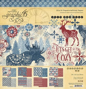 Graphic 45: Let's Get Cozy Collection Pack, 12x12, 16/Pkg