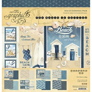 Graphic 45 - The Beach is Calling 12x12 Inch Collection Pack