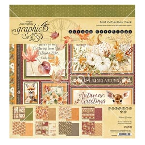 Graphic 45 - Autumn Greetings 8x8 Inch Collection Pack