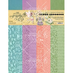 Graphic 45 - Fairy Boutique 8,5x11 Inch Patterns & Solids Pa