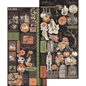 Graphic 45 - Ghostly Greetings Sticker Set