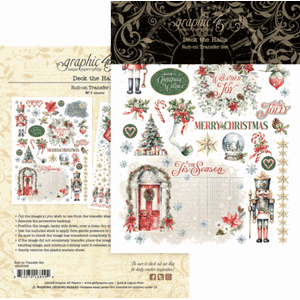 Graphic 45 - Deck the Halls Rub-On Transfers