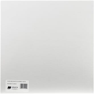 Chipboard Sheets - White, str 12x12 inch, 1/Pkg