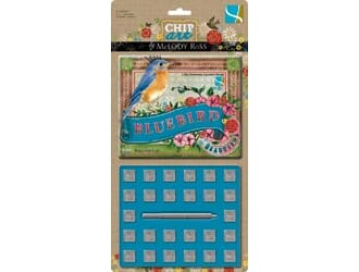 GCD: Chip Art Alphabet Stamp & Punch Set - Bluebird