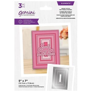 Crafters Companion - Nesting Frame Cross Stitch Rectang Dies
