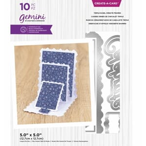 Crafters Comp. Triple Easel Ornate Frames Create-a-Card Dies