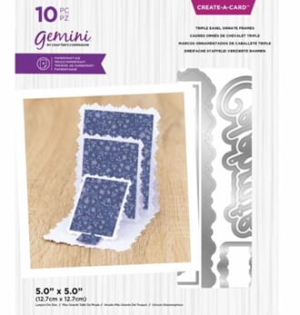 Crafters Comp. Triple Easel Ornate Frames Create-a-Card Dies