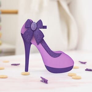 Crafters Companion - Create-a-Card - If The Shoe Fits dies