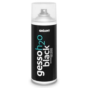Ghiant H2O Black Gesso Spray, 400 ml