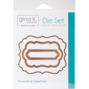Gina K Designs: 3 Nested Decorative Label Dies