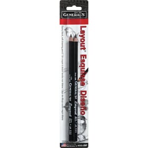 General Pencil - 2B Layout Graphite Drawing Pencils 2/Pkg