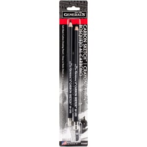 General Pencil: Carbon Sketch Pencils 2/Pkg