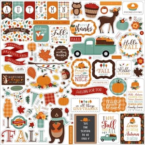 Echo Park: Elements Happy Fall Stickers