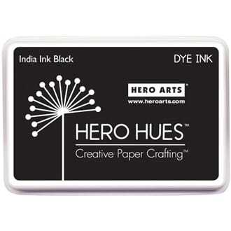 Hero Arts: India Ink Black - Hero Hues Dye Ink Pad
