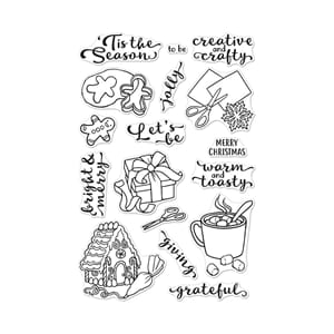 Hero Arts: In For The Holidays Clear Stamps, 4x6 inch