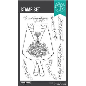 Hero Arts - Seaside Blooms Clear Stamps Summer Blooms