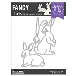 Hero Arts - Rabbit Pair Fancy Dies