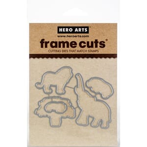 Hero Arts: Safari Huge Thanks Frame Cut Dies