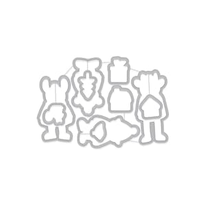 Hero Arts: Warm Animals Frame Cut Dies