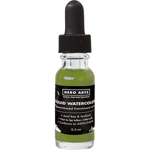 Hero Arts: Moss Liquid Watercolors, .5oz