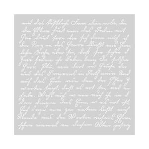 Hero Arts - Script 6x6 inch Stencil
