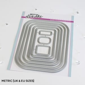 Heffy Doodle: Stitched Rounded Metric Rectangle Dies