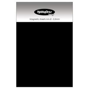 HobbyGros - Magnetic Sheets A4, tykkelse 0.5mm