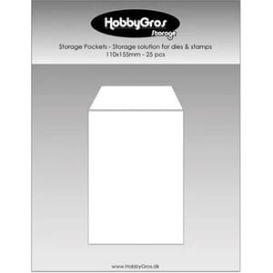 HobbyGros - Storage Pockets, str 110x155 mm, 25 stk