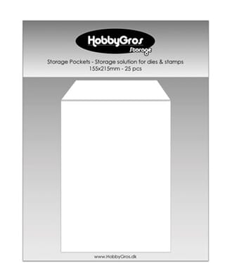 HobbyGros - Storage Pockets, str 155x215 mm, 25 stk