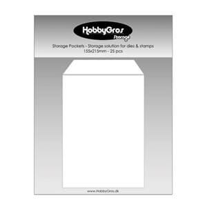 HobbyGros - Storage Pockets, str 155x215 mm, 25 stk