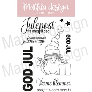 Mathia design - Julekatten, str 10,2x15,3 cm