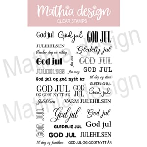 Mathia design - God jul på flere måter