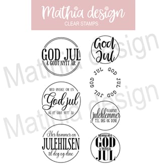 Mathia design - Runde julehilsner