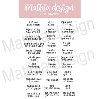 Mathia design - Små tekster