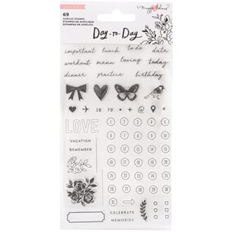 Maggie Holmes - Day-To-Day Planner Clear Stamp Set