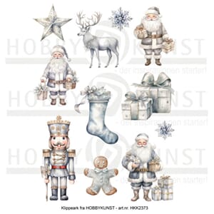 Klippeark - Blå jul 3