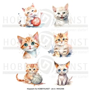 Klippeark - Søte kattepuser