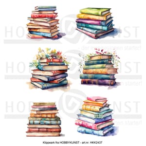 Klippeark - Fargerike bøker